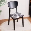 French Vintage Solid Wood Dining Chairs Home Dining Set Vintage Designer Ganoderma Backrest Chairs