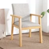 Nordic Simple Solid Wood Chair Z shaped Design Study Chair Computer Chair Dining Table Chair Living Room Chair