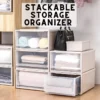 db74fa95422da657c051c4c718858ab2.webp Modern Big Storage Durable White Transparent Clothes Plastic Drawer Cabinet Stackable