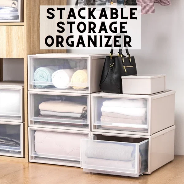 db74fa95422da657c051c4c718858ab2.webp Modern Big Storage Durable White Transparent Clothes Plastic Drawer Cabinet Stackable