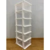 6 Tier Plastic Cabinet Storage Drawer Cupboard Rack Cloths Organizer