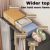 my-11134207-820l7-mjqgd1hjuosib3.webp Clothes Wardrobe with Curtain Storage Organizer Clothes Rack Large Wardrobe Muji Style Open Wardrobe