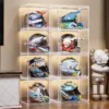 my-11134207-820lc-miqp8lvlhrsya7.webp Dustproof Full Transparent Helmet Box Large doll display box Blind box display stand Stackable collection box