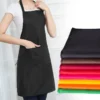 sg-11134201-22090-js0busernrhv7e.webp Hang Neck Apron Kitchen Chef 2 Pockets Waterproof Adjustable Waist Size Oil Protection Washable