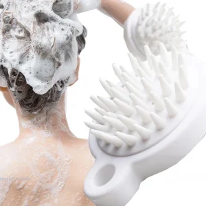 sg-11134201-22120-6rub3t1k8ykvca.webp Bristle Head Scalp Massager Soft Exfoliator Dandruff Removal Flexible Shampoo Cleansing Scrubber