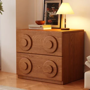 Vintage style TV cabinet  storage cabinet  bedroom storage cabinet  bedside drawer cabinet