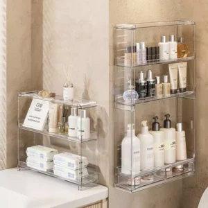 sg-11134201-81ztc-mics5qjcvh1fa1.webp Transparent Wall Mounted Cosmetic Storage Cabinet Dustproof and Waterproof Drawer with Straps