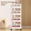Storage Rack With Wheels Movable Multi Layer Storage Rack