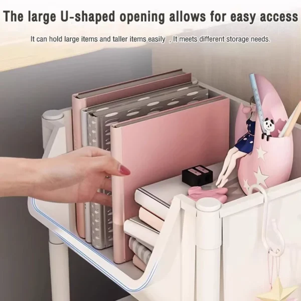 Storage Rack With Wheels Movable Multi Layer Storage Rack