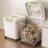 5kg Pet Food Storage Box Bucket Durable Sealed Home Rice Bucket Container Dog Cat Food Snack Box Moisture proof