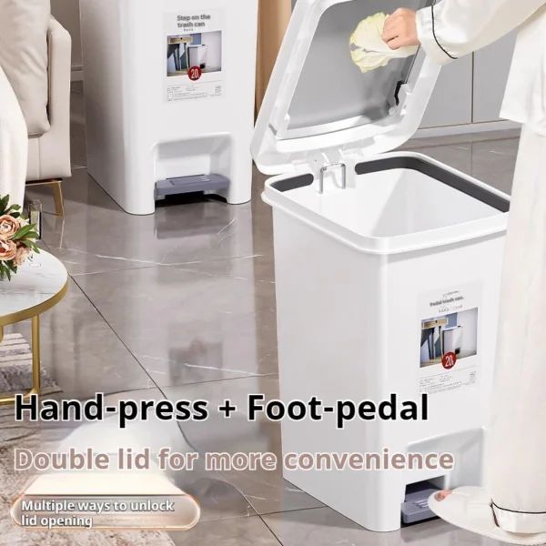 Pedal Trash Can Pedal Trash Bin 20L