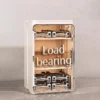 Dust Proof Cup Storage Box with Large Capacity Foldable Design Removable Shelves Tea Cups and Coffee Mugs
