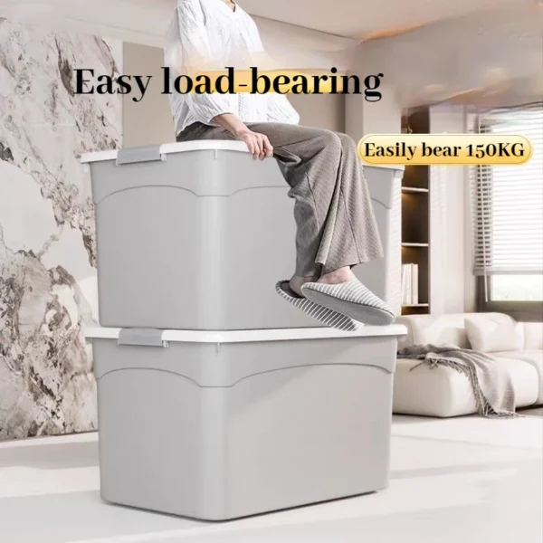 Storage Box with Wheels Handle Lid Multi Size Thickened More sturdy
