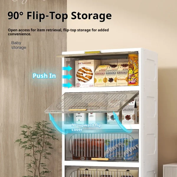 Durabox Cabinet Drawer Flip Top Storage Box Wardrobe For Clothes Home Organizer Kitchen Cabinet