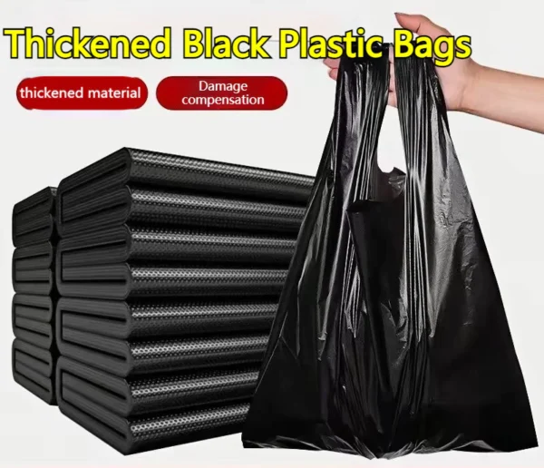 sg-11134201-825zo-mjgpcowy0wsna8.webp 20Pcs Disposable Vest Type Garbage Bag Black Plastics Trash Durable Waste Bag