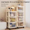 sg-11134201-8260f-mldiuz5onwg590.webp Drawer Style Storage Trolley With Wheels Movable Organizer For Toys Snacks Baby Supplies Household Storage Rack