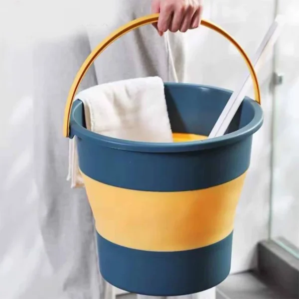 Collapsible Water Bucket Portable Fishing Car Wash Home Cleaning Picnic Outdoor Foldable Handle Pail