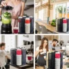 sg-11134202-7reom-m2attxdjiurf41.webp Cup Holder Dispenser Rotatable Coffee Cups Lids Seasoning Cosmetic Storage Organizer Rack
